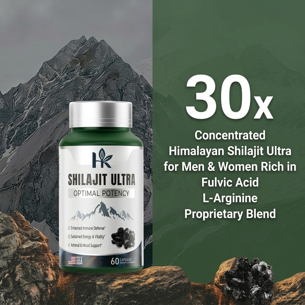 Himalayan Fulvic Shilajit Vitality Complex